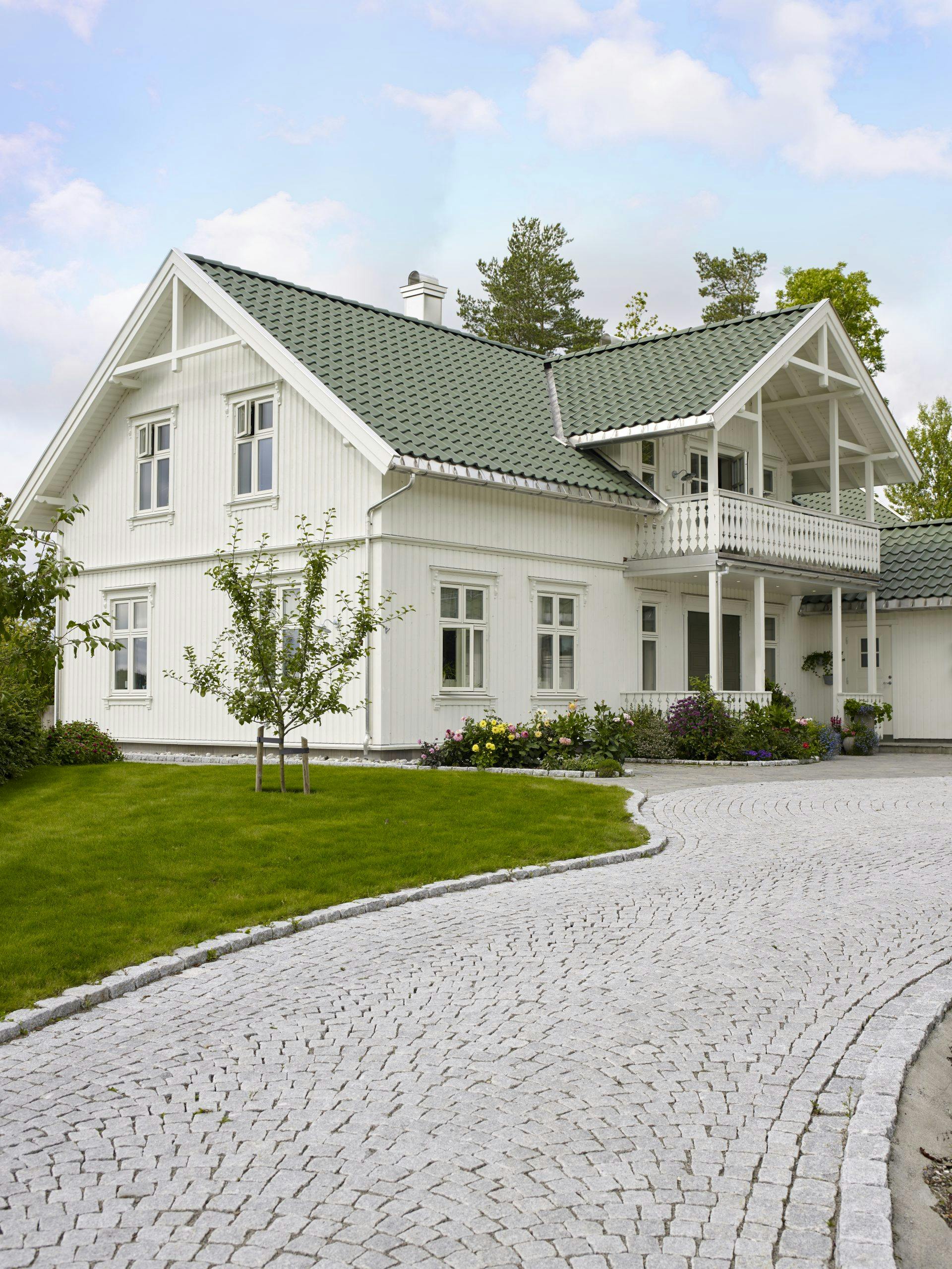 Hvitt hus er ikke bare hvitt hvit maling til huset